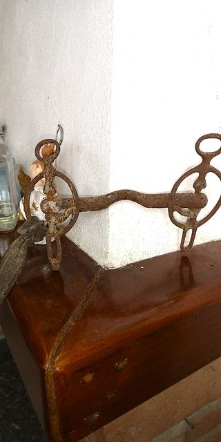 Vecchio morso per cavalli o buoi