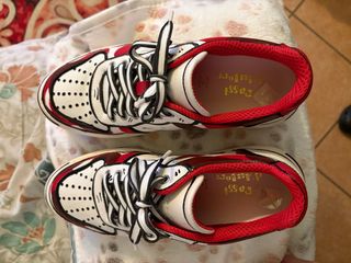 Scarpe Passi d'Autore stile fumetto