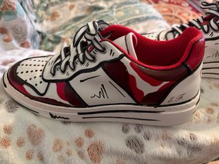 Scarpe Passi d'Autore stile fumetto