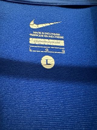 Chaqueta Nike Talla L Azul y Negro