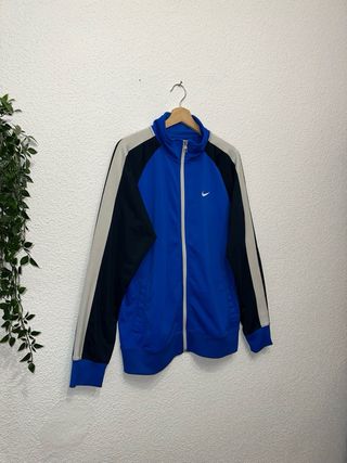 Chaqueta Nike Talla L Azul y Negro