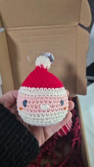 Adornos Navidad crochet (pack 4) BAJO PEDIDO