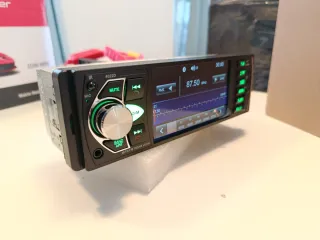 Radio Coche 1DIN Pantalla 4 BT USB MP5