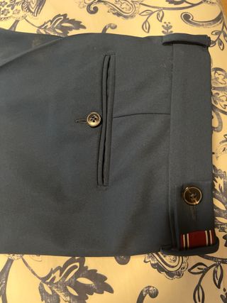 Pantalón Gucci Vestir Azul Marino