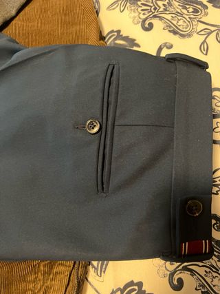 Pantalón Gucci Vestir Azul Marino