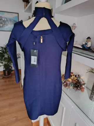 Vestido Guess Azul con Etiqueta