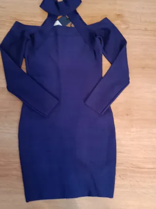 Vestido Guess Azul con Etiqueta