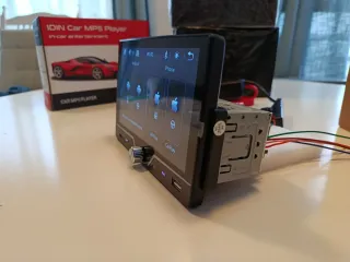 Radio Coche 1DIN Carplay Android Auto 7 BT USB