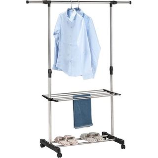 Perchero Burro Extensible con Estantes