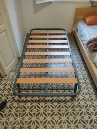 Base Cama Individual 190/90 Patas plegables