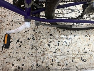 Bicicleta de Montaña Morada y Azul