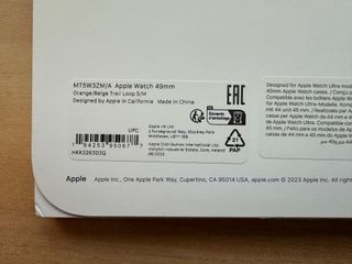 Apple Watch ULTRA 49mm Orange/Beige Trail Loop S/M