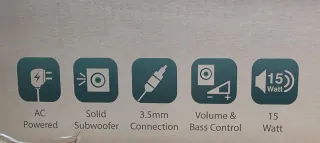 Ewent Set Altavoces 2.1 Negro nuevos