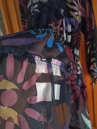 Vestido Desigual Multicolor Talla M