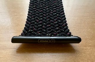 Apple Watch 45mm. Black Unity Braided Solo Loop 7