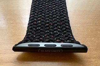 Apple Watch 45mm. Black Unity Braided Solo Loop 7