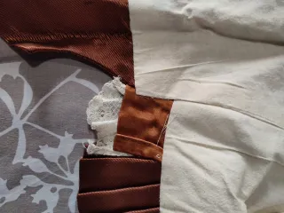 Vestido Fallera Marrón y Dorado