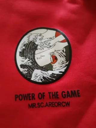 Sudadera polar roja con logo