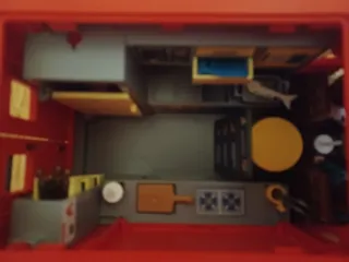 Playmobil Food Truck Del's  sin caja.