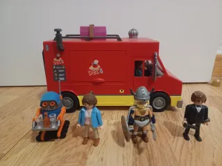 Playmobil Food Truck Del's  sin caja.