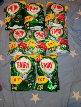 Pack 8 Fairy Original y Platinum Plus