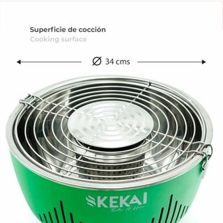 KEKAI Crater - Barbacoa de carbón portátil