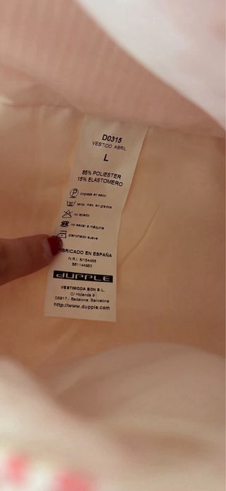 vestido rosa palo con cinturón