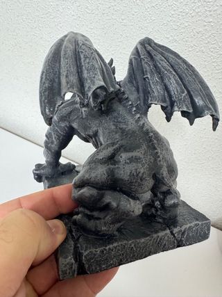 GRAN FIGURA GÁRGOLA GÓTICA PIEDRA ARTIFICIAL 800gr