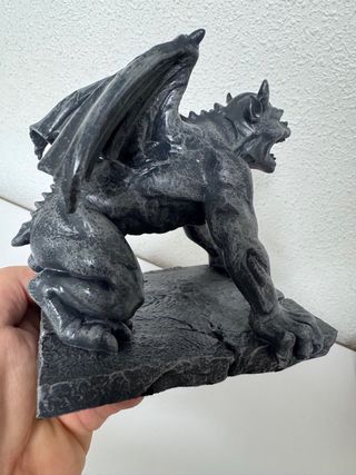 GRAN FIGURA GÁRGOLA GÓTICA PIEDRA ARTIFICIAL 800gr