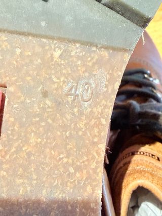 Botines ASPE Cuero Marrón Talla 40