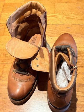 Botines ASPE Cuero Marrón Talla 40