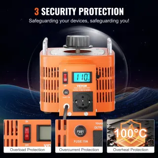 Trasformatore di Tensione 3000VA 10A Ingresso 230V