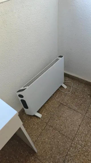 Calefactor por inducción blanco