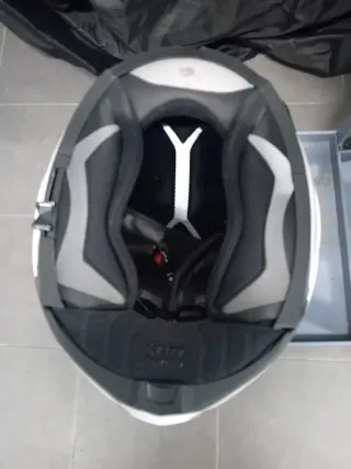 Casco de moto LS2 blanco...nuevo a estrenar