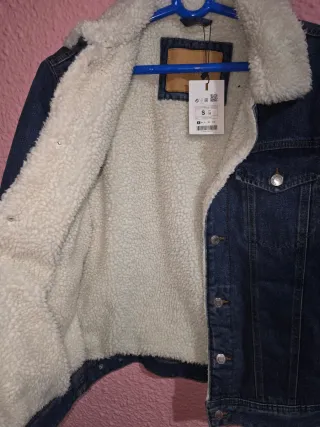 Chaqueta vaquera forrada Talla S