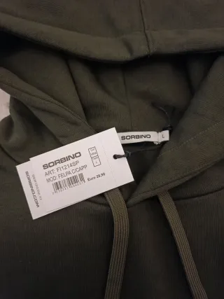 Tuta Felpata Sorbino Verde Oliva