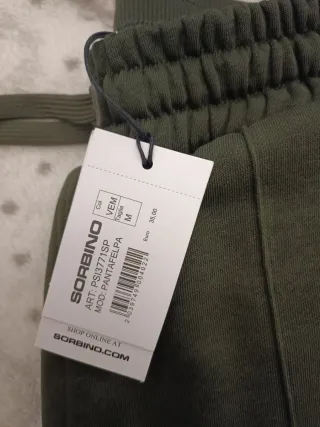 Tuta Felpata Sorbino Verde Oliva