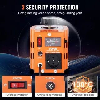 Trasformatore automatico tensione variabile 500 VA