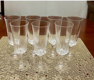 Set 7 Bicchieri Cristal D'Arques