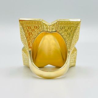 SELLO MEDUSA NACAR CUADRADO.