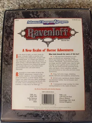 AD&D Ravenloft Realm of Terror Boxed Set