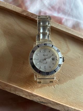 Reloj Sami Analógico Transparente