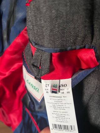 Americana El Ganso Gris