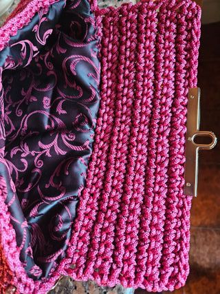 Borsa uncinetto fatta a mano