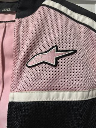 Chaqueta Moto Alpinestars Stella Rosa/Negra