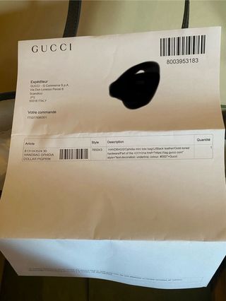 Borsa Gucci Pelle Nera