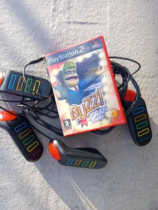 Buzz! El Gran Reto PS2 + 4 Buzzers