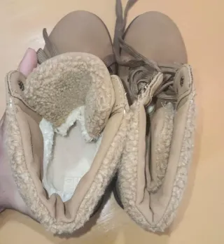 Botas beige/marrón Talla 39