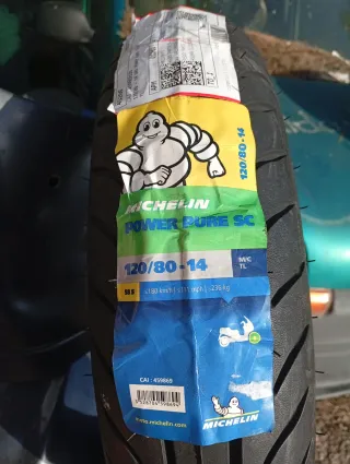 Neumático Michelin Power Pure SC 120/80-14