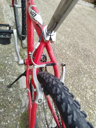 Bicicleta infantil roja